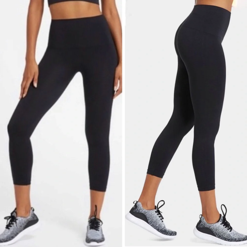 Spanx Look at Me Now Cropped Seamless Leggings Size 1X